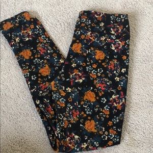 LulaRoe floral leggings